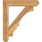 Ekena Millwork Balboa Craftsman Rough Sawn Bracket w/ Offset Brace, Western Red Cedar, 6"W x 26"D x 30"H BKT0604X26X30BOA04RWR - alternate 2